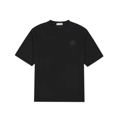 몽클레어 남성 블랙 반팔티 - Moncler Mens Black Tshirts - moc181x