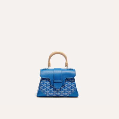 고야드 여성 블루 소프트 사이공 백 미니 - Goyard Womens Mini Saigon Bag - gob1237x