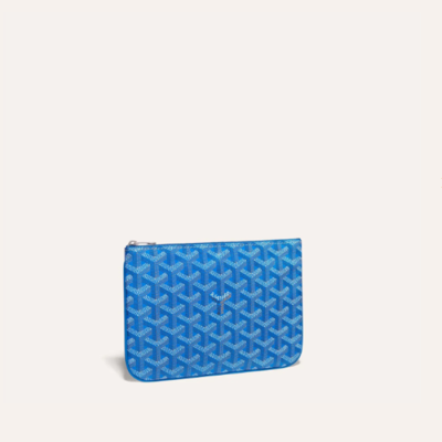 고야드 남/녀 블루 세나 클러치 PM - Goyard Unisex Senat Clutch PM - gob1261x