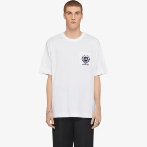 지방시 남성 화이트 반팔티 - Givenchy Mens White Tshirts - gic293x