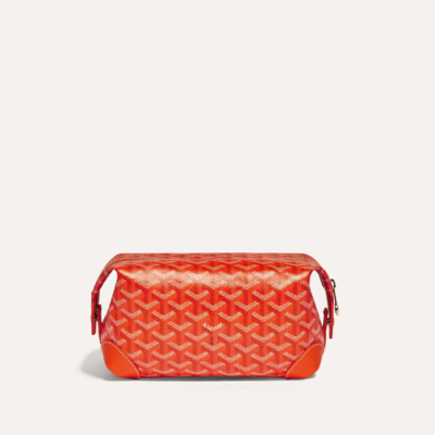 고야드 남/녀 오렌지 볼링 25 클러치 - Goyard Unisex Bowling 25 Toiletry Bag - gob1333x