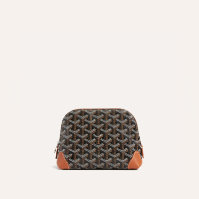 고야드 여성 블랙 탄 방돔 파우치 - Goyard Womens Vendome Pouch - gob1346x