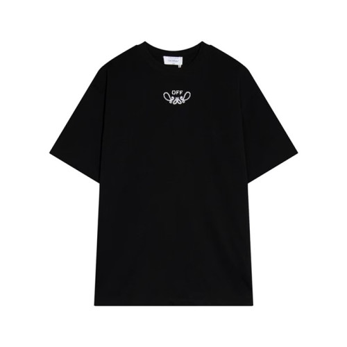 오프화이트 남성 블랙 티셔츠 - Off white Mens Black Tshirts - ofc78x