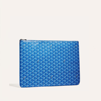 고야드 남/녀 블루 세나 클러치 MM/MGM/GM - Goyard Unisex Senat Clutch MM/MGM/GM - gob1363x