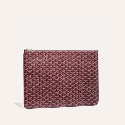 고야드 남/녀 버건디 세나 클러치 MM/MGM/GM - Goyard Unisex Senat Clutch MM/MGM/GM - gob1364x