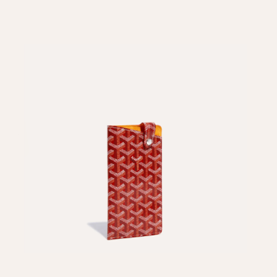 고야드 남/녀 레드 몽마르트 안경 케이스 - Goyard Unisex Montmartre Glasses Case - gob1373x