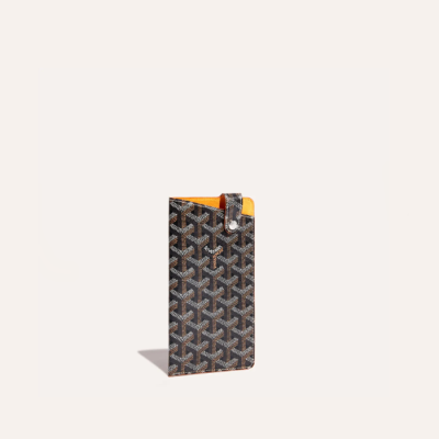 고야드 남/녀 블랙 탄 몽마르트 안경 케이스 - Goyard Unisex Montmartre Glasses Case - gob1375x