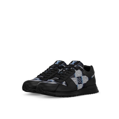 루이비통 남성 블랙 스니커즈 - Louis vuitton Mens Run Away Sneakers - lvs112x