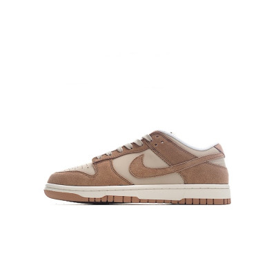 나이키 남/녀 베이지 스니커즈 - Nike Dunk Low Unisex Sneakers - nis239x