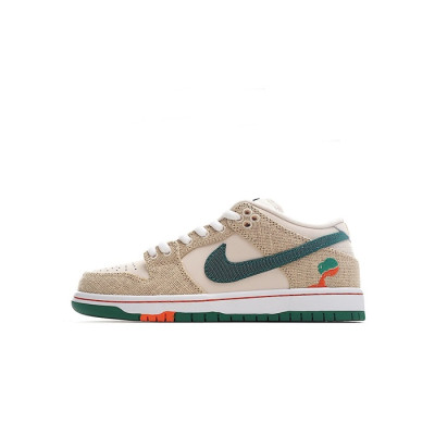 나이키 남/녀 베이지 스니커즈 - Nike SB Dunk Low Unisex Sneakers - nis248x