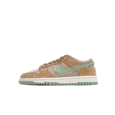 나이키 남/녀 베이지 스니커즈 - Nike SB Dunk Low Unisex Sneakers - nis254x