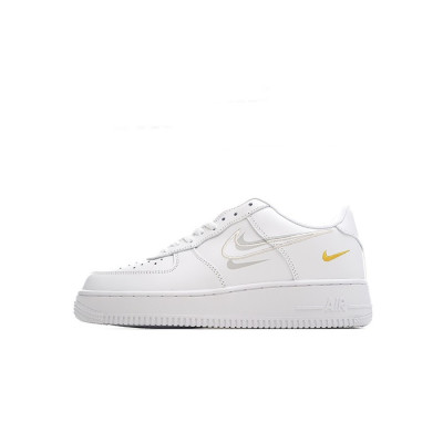 나이키 남/녀 화이트 스니커즈 - Nike Air Force 1 Unisex Sneakers - nis262x