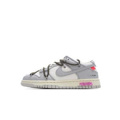 나이키 x 오프화이트 남/녀 그레이 스니커즈 - Nike SB Dunk x Off-white Unisex Sneakers - nis264x