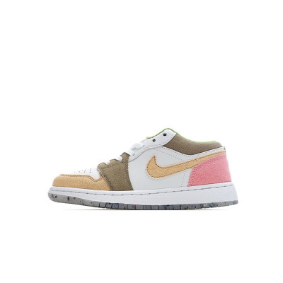 나이키 여성 핑크 스니커즈 - Nike Air Jordan 1 Low Womens Sneakers - nis315x