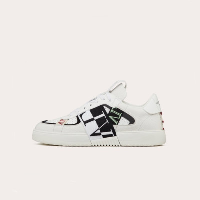 발렌티노 남성 화이트 스니커즈 - Valentino Mens White Sneakers - vas335x