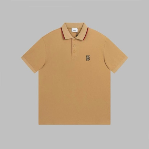 버버리 남성 베이지 폴로 티셔츠 - Burberry Mens Beige Tshirts - buc308x