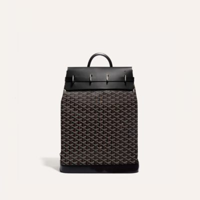 고야드 남성 블랙 스티머 백 PM - Goyard Mens Steamer Bag PM - gob1453x