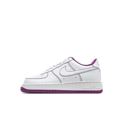 나이키 남/녀 퍼플 스니커즈 - Nike Air Force 1 Unisex Sneakers - nis415x