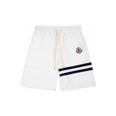 몽클레어 남성 화이트 반바지 - Moncler Mens White Half-pants - moc199x