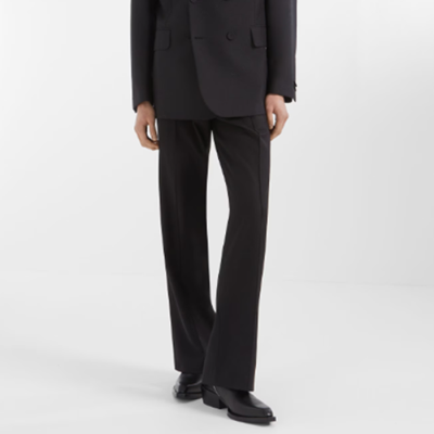 펜디 남성 블랙 팬츠 - Fendi Mens Black Pants - fec226x