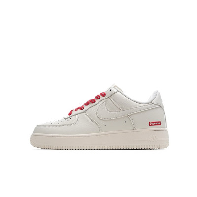 나이키 남/녀 화이트 스니커즈 - Nike Air Force 1 Unisex Sneakers - nis451x