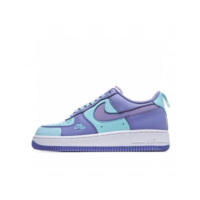 나이키 남/녀 퍼플 스니커즈 - Nike Air Force 1 Unisex Sneakers - nis461x