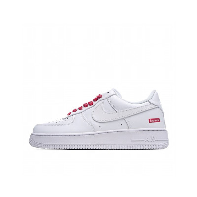 나이키 남/녀 화이트 스니커즈 - Nike Air Force 1 Unisex Sneakers - nis463x