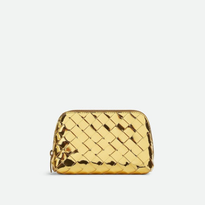 보테가 베네타 여성 골드 파우치 - Bottega Veneta Womens Gold Pouch - bvb458x