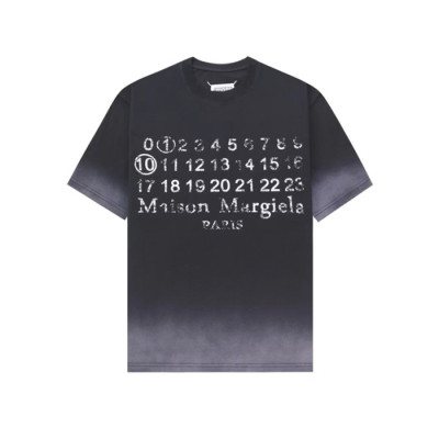 메종 마르지엘라 남/녀 그레이 티셔츠 - Maison Margiela Unisex Tshirts - mac324x