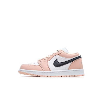 나이키 남/녀 핑크 스니커즈 - Nike Air Jordan 1 Low Unisex Sneakers - nis519x