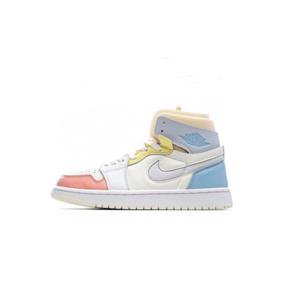 나이키 남/녀 블루 하이탑 스니커즈 - Nike Air Jordan 1 Mid Unisex Sneakers - nis520x