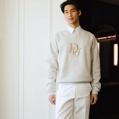 디올 남성 그레이 니트 - Dior Mens Gray Kntis - dic388x