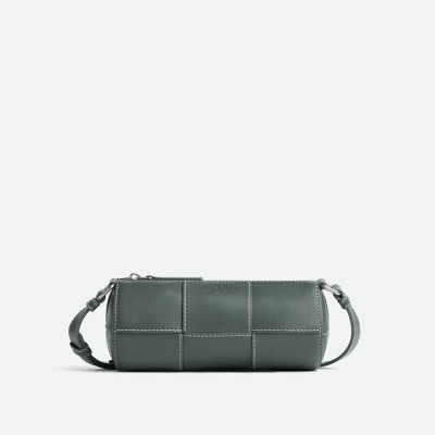 보테가 베네타 남성 스몰 카네트 - Bottega Veneta Mens Gray Cross Bag - bvb1471x