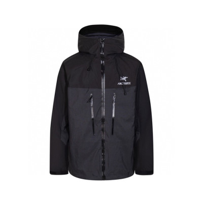 아크테릭스 남성 블랙 방풍 자켓 - Arcteryx Mens Black Jackets - arc395x