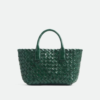 보테가 베네타 여성 그린 미니 카바트 백- Bottega Veneta Womens Mini Cabat Bag - bvb1489x