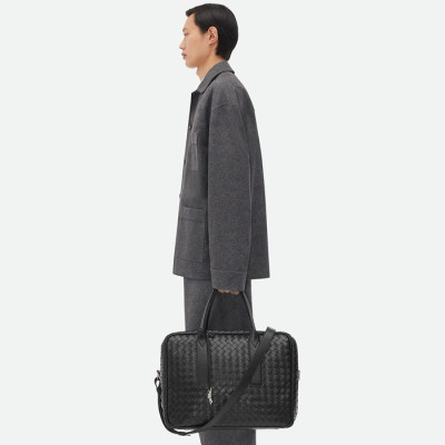 보테가베네타 남성 블랙 서류가방 - Bottega Veneta Mens Black Business Bag - bvb1492x