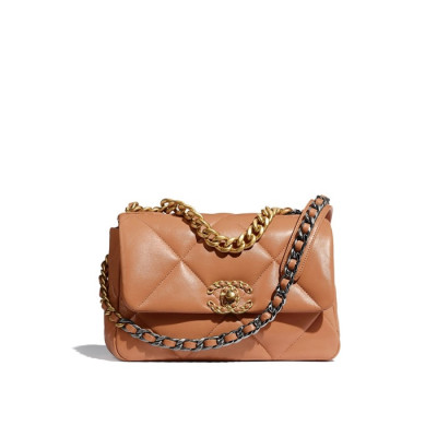 샤넬 여성 램스킨 19백 【매장-1400만원대】 - Chanel Womens Brown 19 Bag - ch1519x