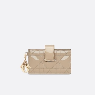 디올 여성 베이지 카드 지갑 - Dior Womens Beige Jasmine Wallet - diw181x