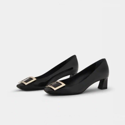 로저비비에 여성 블랙 구두 - Roger Vivier Womens Black Pumps - vis629x