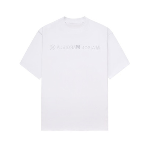 메종 마르지엘라 남/녀 화이트 반팔 티셔츠 - Maison Margiela Unisex White Tshirts - mac522x