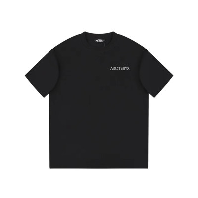 아크테릭스 남성 블랙 반팔티 - Arcteryx Mens Black Tshirts - arc22x