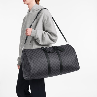 루이비통 남성 다미에 그라파이트 키폴 N41413 - Louis vuitton Mens Damier Keepall - lvb1789x