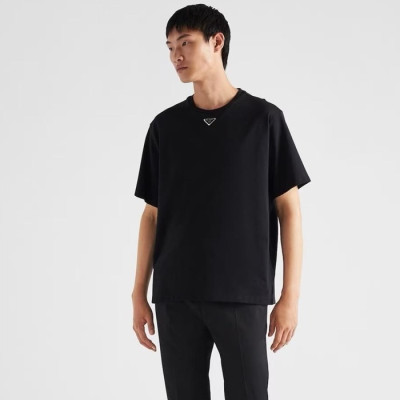 프라다 남성 크루넥 반팔티 - Prada Mens Round Tshirt - prc323x