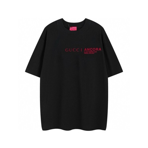 구찌 남성 블랙 반팔 티셔츠 - Gucci Mens Black Tshirts - guc623x