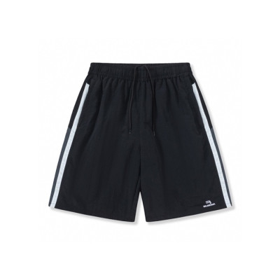 발렌시아가 남성 블랙 반바지 - Balenciaga Mens Black Half-pants - bac672x