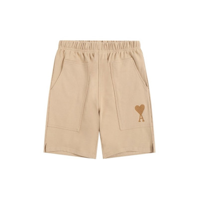 아미 남성 베이지 반바지 - Ami Mens Beige Half-pants - amc710x