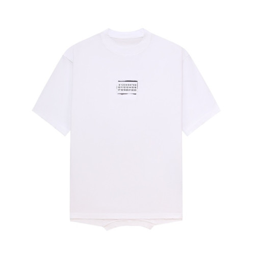 메종 마르지엘라 남/녀 화이트 반팔 티셔츠 - Maison Margiela Unisex White Tshirts - mac775x