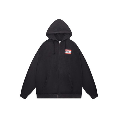 베트멍 남성 집업 후드티 - Vetements Mens Zip-up Hooded - vec812x