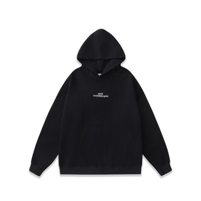 메종 마르지엘라 남성 블랙 후드티 - Maison margiela Mens Black Hoodie - mac815x