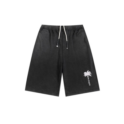 팜 엔젤스 남성 블랙 반바지 - Palm Angels Mens Black Half-pants - pac848x